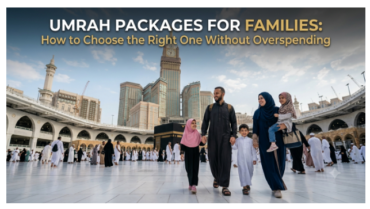 Family Umrah Packages from USA visiting Makkah with children and elderly pilgrims